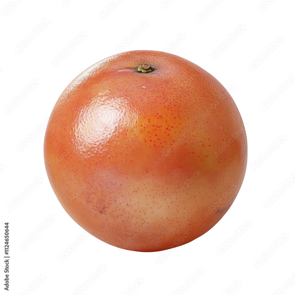Aufkleber grapefruit isolated on transparent background