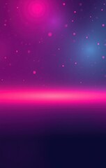 Fototapeta premium Abstract Purple and Pink Gradient Background with Floating Lights