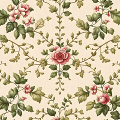 seamless pattern with flowers

