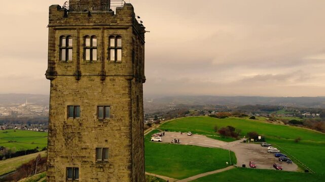 Castle Hill tower in Huddersfield 