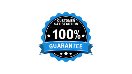 100% Customer Satisfaction Guarantee Badge
