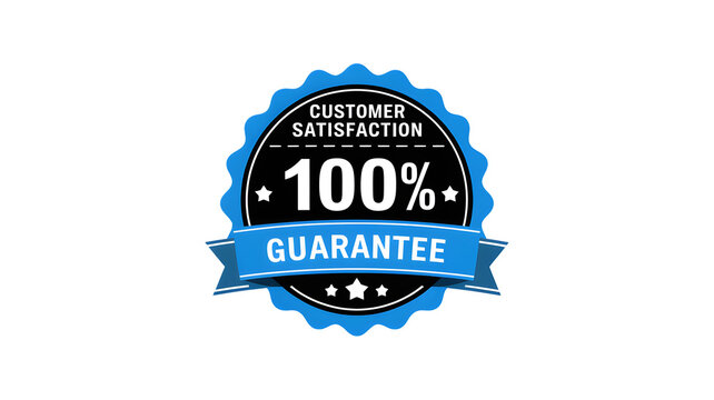 100% Customer Satisfaction Guarantee Badge