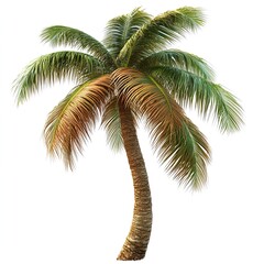 Obraz premium palm tree isolated on white