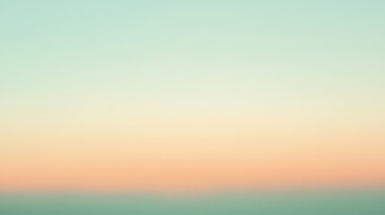 A soft, blurred background in pastel colors of peach, yellow, and green.
