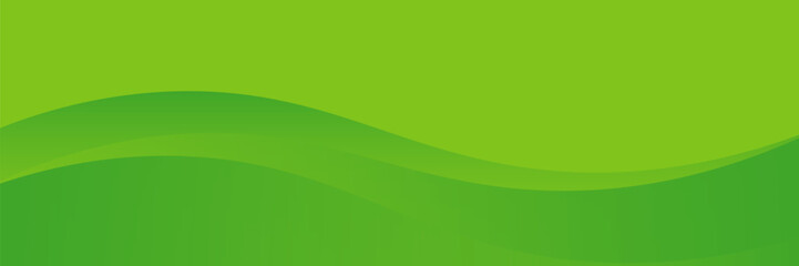 Abstract green banner background. Graphic design banner pattern background template with dynamic curve shapes