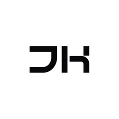JH monogram logo design letter text name symbol monochrome logotype alphabet character simple logo