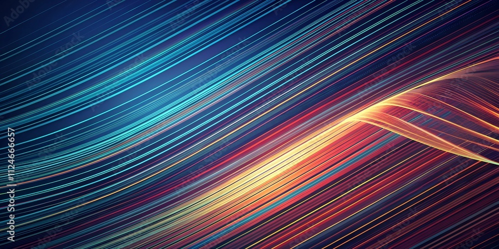 Poster vibrant abstract lines create dynamic visual energy in a modern wallpaper design
