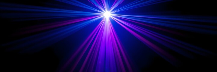 Obraz premium Vibrant light rays emanating from a central point creating a stunning atmosphere
