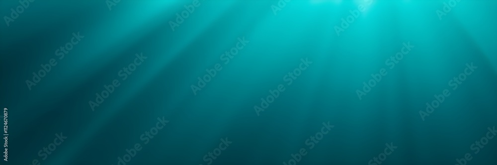 Poster esoteric light rays filtering through water creating a tranquil underwater atmosphere