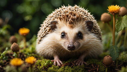 Fototapeta premium Hedgehog Foraging