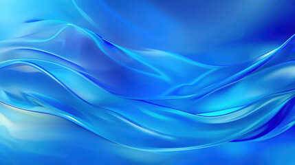 Fototapeta premium abstract blue background with waves