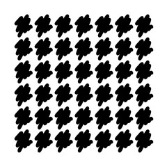 Geometric pattern of spots pattern, doodle hand-drawn