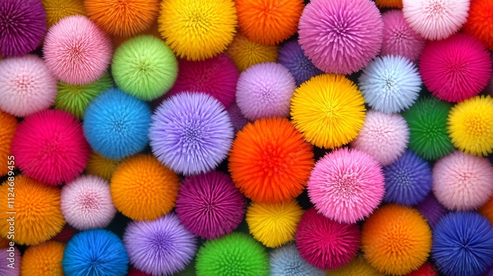 Poster colorful bouquet of flowers with many different colors. the flowers are arranged in a way that they 