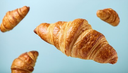 Croissant Levitation Magic in Pastry