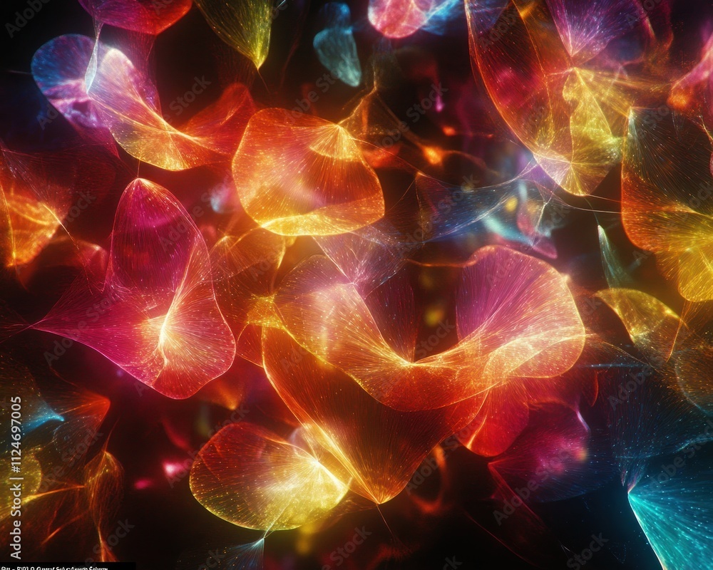 Poster vibrant artistic neurons cognitive skill building strategies visualized witness the mesmerizing patt