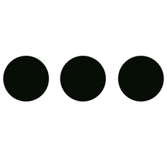 Minimalist Graphic of Three Dots