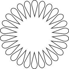 Premium quality laurel wreath retro vintage design icon Black line vector isolated on transparent background. The certificate is official solemn elegant guaranteed symbol.