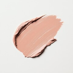 Beige lip cream swatch showcases minimalistic beauty with smooth texture