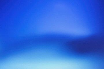 Natural blur background of deep blue gradient, soft grain texture