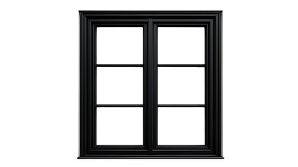 window isolated on white background