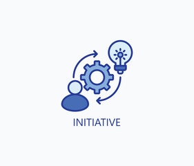 Initiative vector, icon or logo sign symbol illustration 
