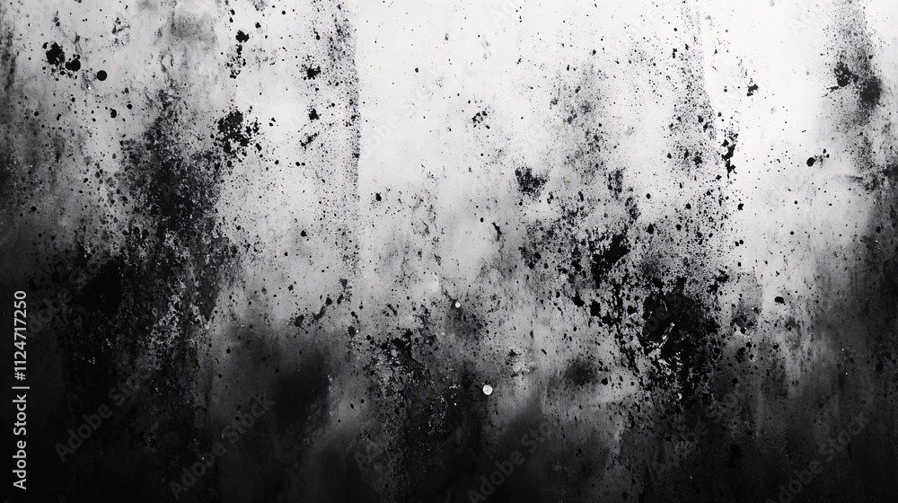 Poster black and white abstract background creating dramatic effect