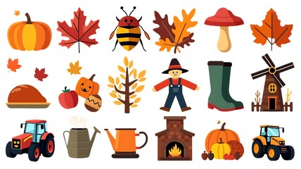 set of halloween icons