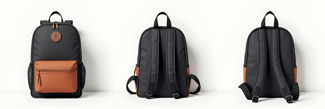 Create a versatile template for design projects with our customizable backpack mockup that adapts to various design needs and styles freely._00001_