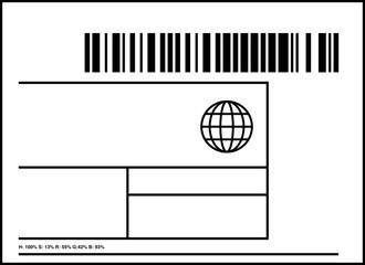 bar code label