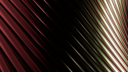 Abstract background with metallic waves, shiny surface in dark tones, modern design for wallpapers, presentations, banners, and graphic design