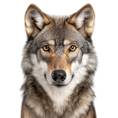 Fototapeta premium Majestic Gray Wolf Portrait, Wild Animal | Wildlife photography