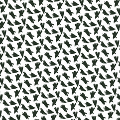 The pattern or texture consists of different hatched pieces.