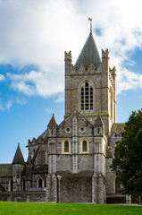 Fototapeta premium Christ Church Cathedral in Dublin - beautiful mediaeval architecture