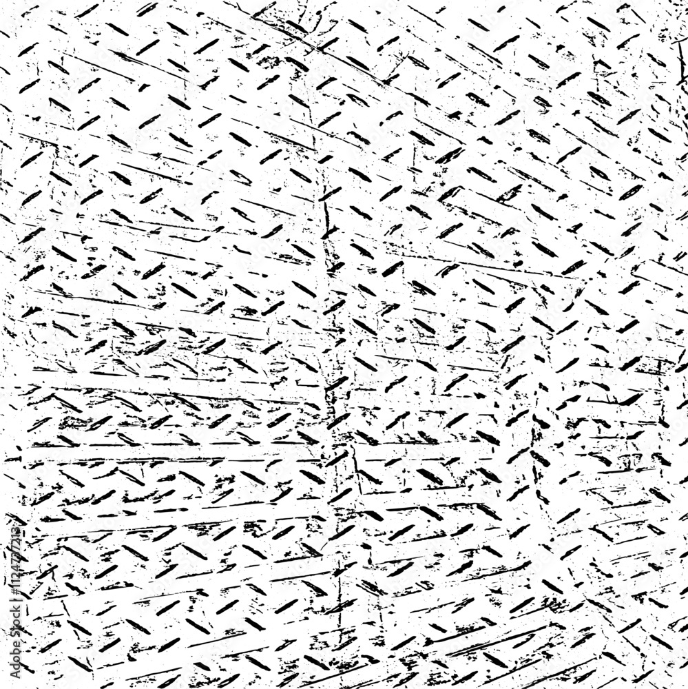 Poster monochrome texture composed of irregular graphic elements. distressed uneven grunge background. abst