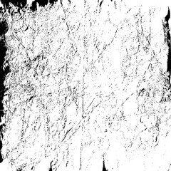 Rough black and white texture vector. Distressed overlay texture. Grunge background. Abstract textured effect. Vector Illustration. Black isolated on white background. EPS10