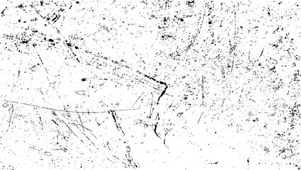 Scratched Grunge Urban Background Texture Vector. Dust Overlay Distress Grainy Grungy Effect. Distressed Backdrop Vector Illustration. Isolated Black on White Background. EPS 10.