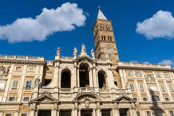 Rome, Italy, 2024. Basilica di Santa Maria Maggiore in Rome