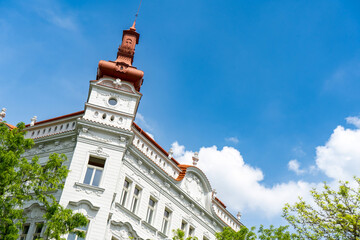 Beautiful residential building in Karlin district of Prague