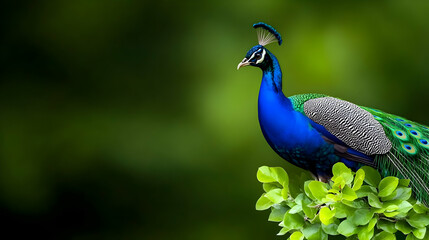Obraz premium Peacock. Beautiful peacock. Peacock showing its tail