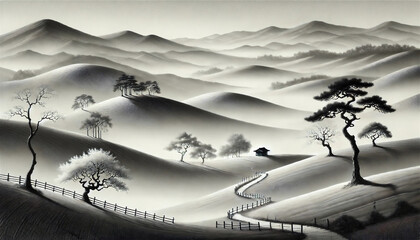 Landscape～いつかの・どこかの・誰かの・風景～.generated by AI.