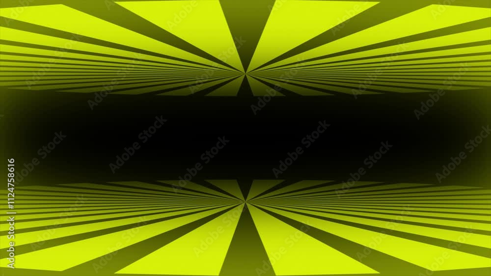 Aufkleber yellow color rotating 3d space gradient design loop-able 3d seamless background for logo reveal