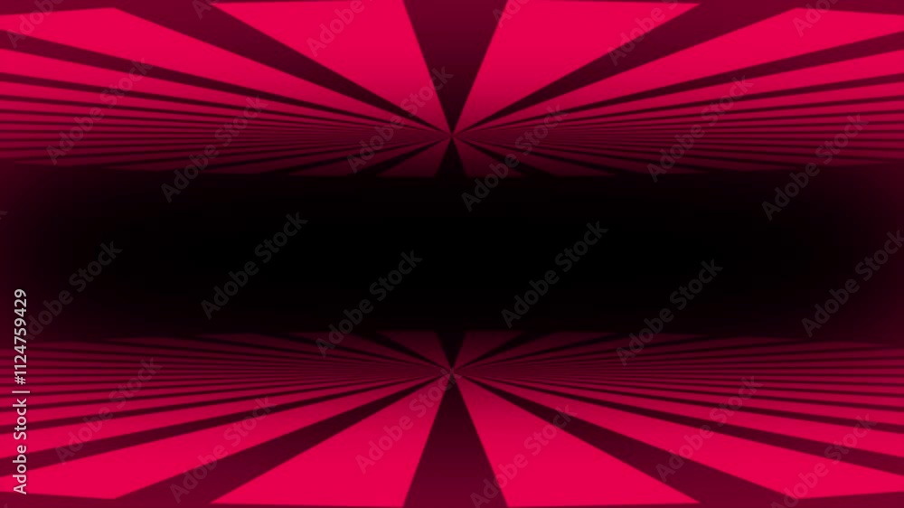 Aufkleber magenta red color rotating 3d space gradient design loop-able 3d seamless background for logo reveal