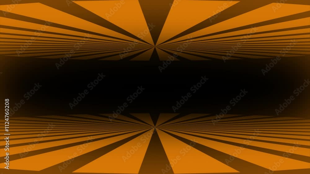 Aufkleber orange color rotating 3d space gradient design loop-able 3d seamless background for logo reveal