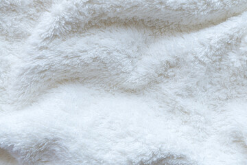 beige terry towel close-up