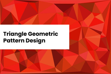 Fototapeta premium Triangle Geometric Pattern 80