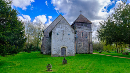 Fototapeta premium St Swithun's Church near Winchester, Hampshire