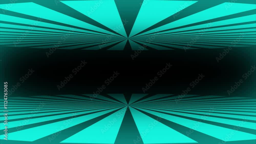 Poster cyan color rotating 3d space gradient design loop-able 3d seamless background for logo reveal
