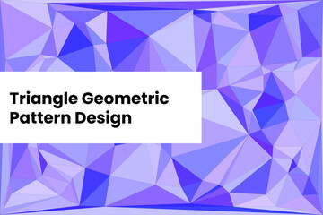 Fototapeta premium Triangle Geometric Pattern 121