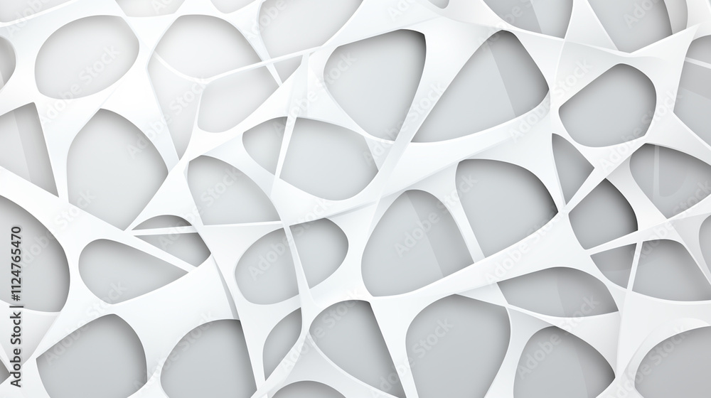 Wall mural abstract white and grey background. subtle abstract background, blurred patterns. light pale backgro