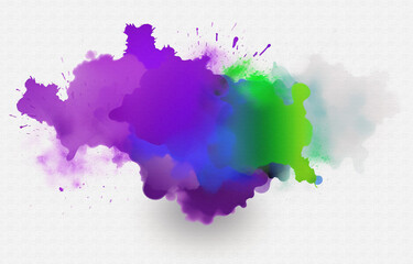 Obraz premium Fashion art background wall, decorative painting combination, golden elements, geometric texture color art painting, abstract watercolor painting